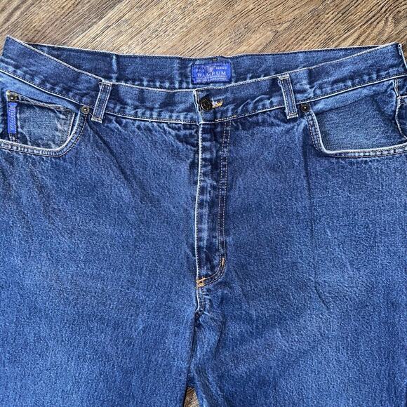 Wampum Gold Series Indigo Jeans Vintage 90s Regular Fit Size 60 - W 40 - Picture 3 of 15